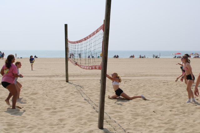 beach volleyball camp