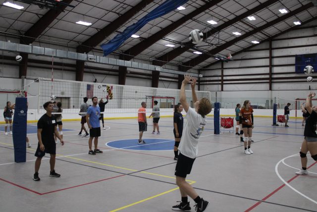 indoor volleyball camp